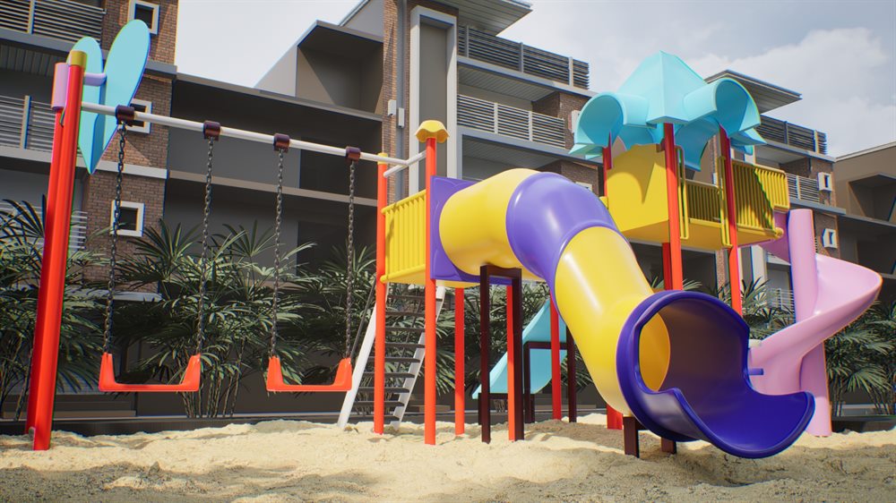 Children play area at Avila Meadows